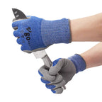ANSI Level 3 Cut-Resistant Latex Gardening & Work Gloves(Orange/Blue,RB2148HY)