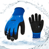 Triple Latex Coating Winter Gloves (Blue, RB2172)