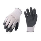10 Pairs Latex Coating Gardening and Work Gloves(Grey Coat,SK2102-G)