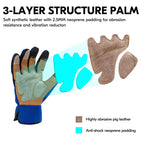 Puncture-proof, Thornproof, Touchscreen Gloves(Blue/Orange SL7475)