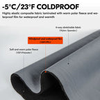 Winter Hiking Cycling Moto Hunting Gloves for Junior(Red/Gret,FT3114FL)