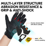 Full Finger Touchscreen Motorcycle Gloves (GA5179)