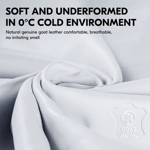 Leather Work Waterproof Safety Gloves with 3M Thinsulate Lining (Grey, GA7711FW)