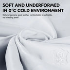 Leather Work Waterproof Safety Gloves with 3M Thinsulate Lining (Grey, GA7711FW)