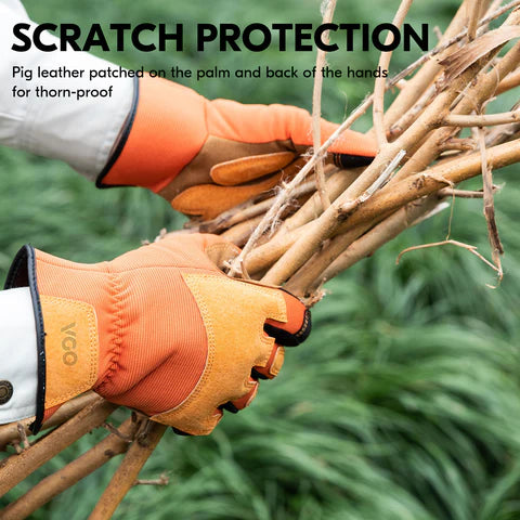 Puncture-proof, Thornproof, Touchscreen Gloves(Blue/Orange SL7475)
