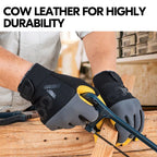 Mechanics Anti-Vibration Gloves,Rigger Gloves(Grey,CA7723)