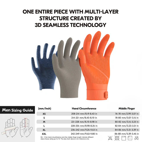 NGG X1 Seamless Gription Work Gloves(TP1130-ORA)