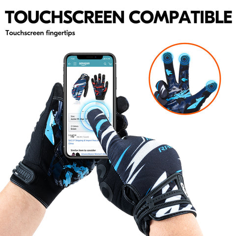 Touchscreen Motorcycle Gloves(Blue/Red, MF5178)