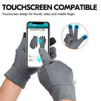 Winter Hiking Cycling Moto Hunting Gloves for Junior(Red/Gret,FT3114FL)