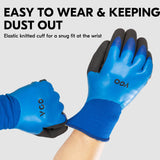 Triple Latex Coating Winter Gloves (Blue, RB2172)