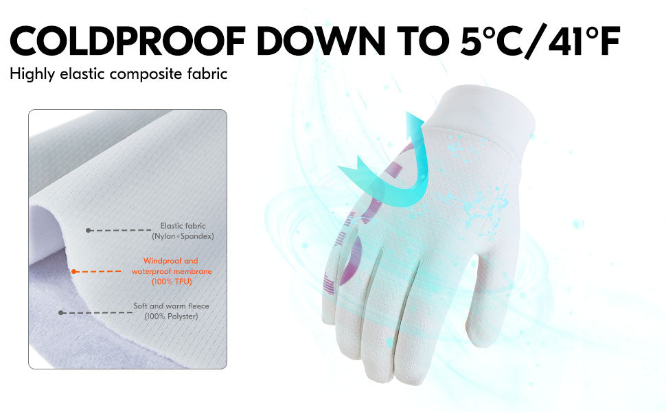 Full Finger Anti-Slip Fitness Training Outdoor Cold Storage Gloves(FT2517)