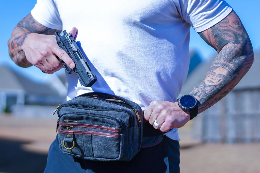 Klamath Unisex Canvas Concealed Carry Waist Bag