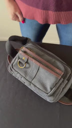 Klamath Unisex Canvas Concealed Carry Waist Bag